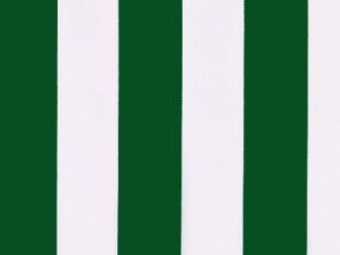 Groen en Wit Gestreepte Polyester Doek voor 4.0m x 3.0m Zonwering