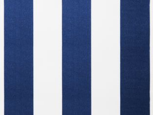 Blauw/ Wit polyester vervangdoek voor 350cm x 250cm zonwering
