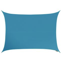 Kookaburra 4,0mx3,0m Rechthoek Azure Geweven Schaduwdoek (waterdicht)