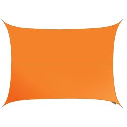 Kookaburra 6,0mx5,0m Rechthoek Oranje Party Schaduwdoek (Geweven - Waterafstotend)