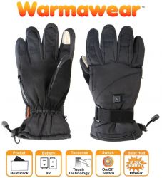 Warmawear - Verwarmde Handschoenen op Batterijen - 3 Warmtestanden - Deluxe - Dubbele Warmtebron & Thermische Boostfunctie
