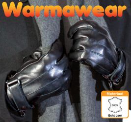 Warmawear - Verwarmde Handschoenen op Batterijen - Echt Leer - 3 Warmtestanden - Dubbele Warmtebron & Thermische Boostfunctie