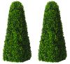 60cm Artificial Topiary Tree by Primrose™ - 'The Buxus Obelisk'