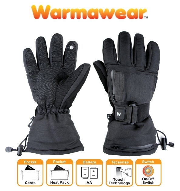 Manier lager stok Warmawear™ - Verwarmde Skihandschoenen - Dubbele Warmtebron € 34,99