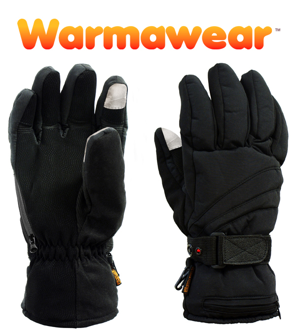 zonne Beheren wiel Warmawear™ - Deluxe "Dual Fuel" Batterij Verwarmde Handschoenen € 24,99