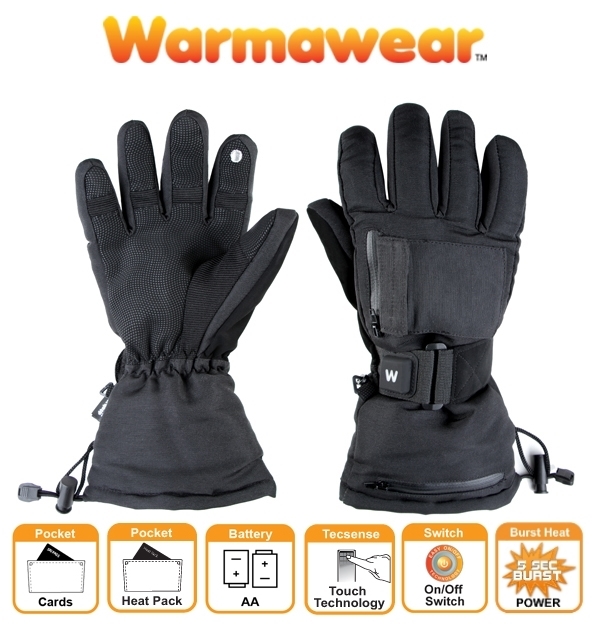 Voorstad reflecteren Schildknaap Warmawear™ - Verwarmde Skihandschoenen op Batterijen - Dubbele Warmtebron &  Thermische Boostfunctie € 54,99