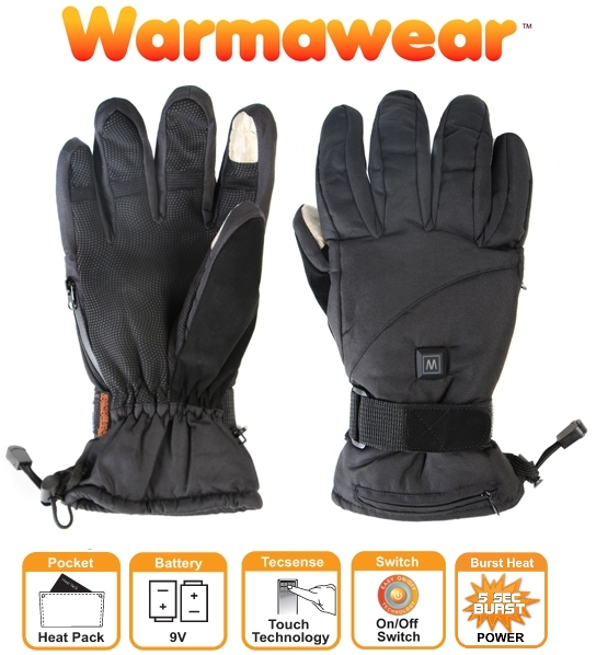 Volwassen Of Getand Warmawear™ - Verwarmde Handschoenen op Batterijen - 3 Warmtestanden -  Deluxe - Dubbele Warmtebron & Thermische Boostfunctie € 27,99