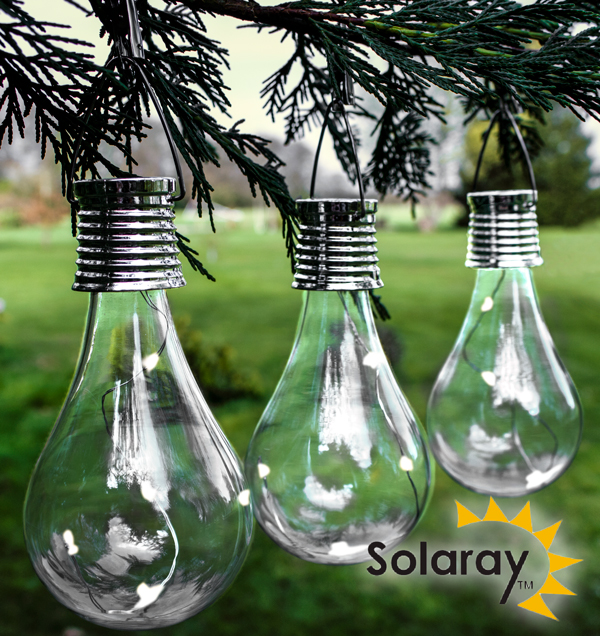 paspoort Bijdrage Amfibisch Decoratieve Solar Hanglampen voor de Tuin - Set van 3 - van Solaray™ € 8,99