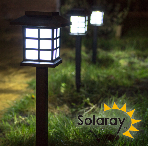 Decoratieve Solar Tuinlampen - Set van 3 - van Solaray™