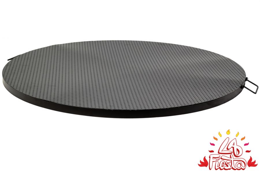 Split programma Agressief Stalen Tafel-Deksel voor Vuurschaal van 100cm in zwart - van La Fiesta €  59,99