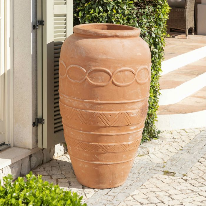 H100cm, Terracotta Vaas Plantenbak € 239,99