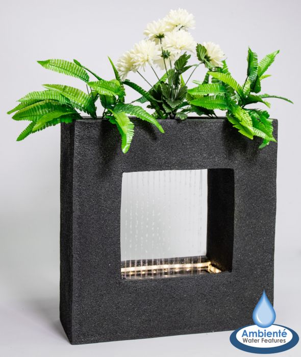 Sociologie vervolgens gastvrouw Milano Regen Waterornament met Plantenbak en Verlichting - 56cm, van  Ambienté™ € 149,99