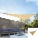 Toldos Vela de Sombra Económico Kookaburra® Color Arena Triangular 4.2mx4.2mx6.0m (Transpirable 185g)