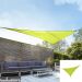 Toldos Vela de Sombra Kookaburra® Verde Lima Triangular 4.2mx4.2mx6.0m (Impermeable)