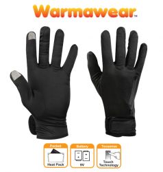 Warmawear� - Batterij Verwarmde Handschoen Binnenvoering voor Dames - Dubbele Warmtebron