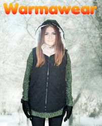 Warmawear™ Verwarmde Bodywarmer met Capuchon voor Haar