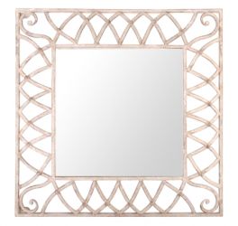 Verweerde Metalen Vierkante Spiegel - 61cm