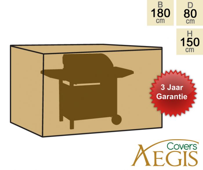 Aegis Deluxe Barbecue Beschermhoes - H 150cm x L 180cm x B 80cm