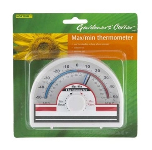 Botanico Min/Max Thermometer met Wijzerplaat