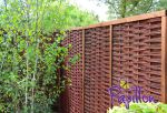 Framed Willow Hurdles Fencing Panels 1.82m x 1.82m (6ft x 6ft) - By Papillon™