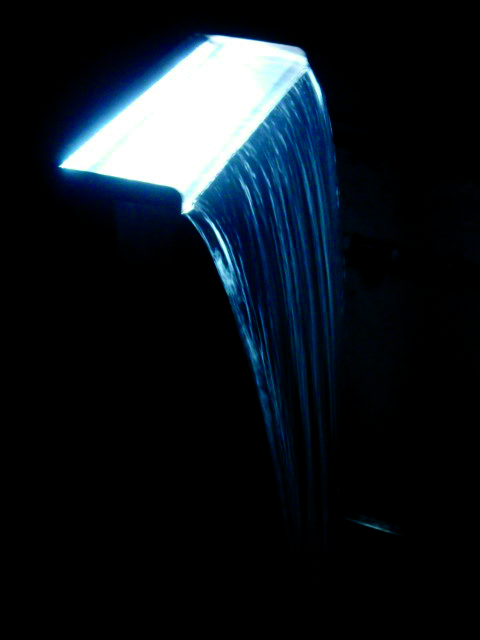 LED verlichting set voor RVS waterval (Blauw), 30cm