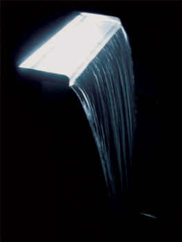 LED verlichting set voor RVS waterval (Wit), 150cm