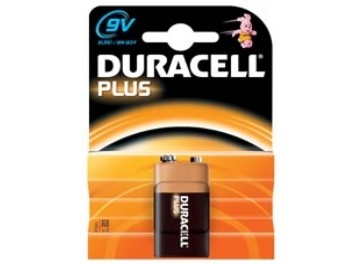 Duracell Plus 9v Batterij(2 stuks)