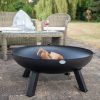 75cm Carbon Steel Fire Bowl in Black - by La Fiesta
