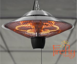 Firefly™ Hangende Electrische Terrasverwarmer, 1.5kW - Halogeen