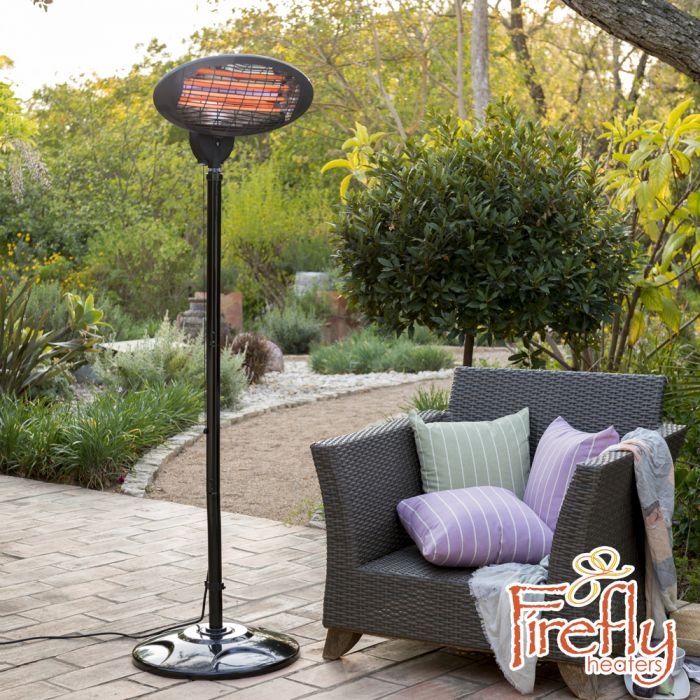 Firefly™ Vrijstaande Electrische Terrasverwarmer, 3 Warmte-instellingen