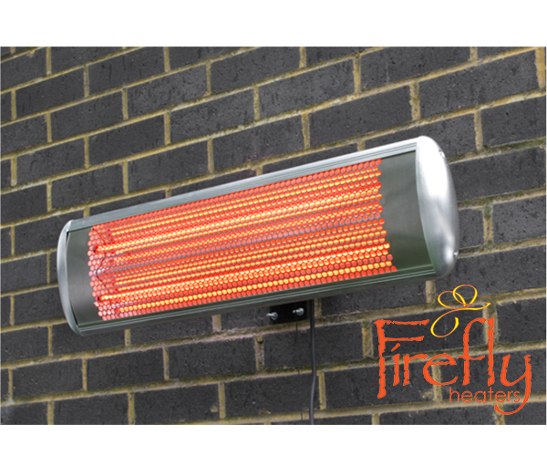 Firefly™ Elektrische Halogeen Terrasverwarmer - 1,8 kw - Wandmontage met Afstandbediening