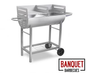 Banquet™  Houtskool Barbecue, Half-Vat Model