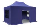 Hybrid, Pop Up Staal/Aluminium Vouwtent Set - Blauw - 3m x 4,5m