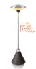 Firefly™ - 2,1m Hoge Vrijstaande Electrische Terrasverwarmer, Voet met Bruin Wicker