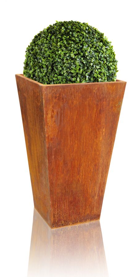 Cortenstaal Uitlopende Plantenbak - H60cm x W34cm
