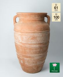 Terracotta Atheense Vaas Plantenbak - H100cm
