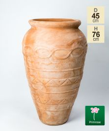 Terracotta Hoge Vaas Plantenbak - H76cm