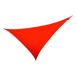 Kookaburra 4,2mx4,2mx6,0m Rechthoekige driehoek Rood Geweven Schaduwdoek (waterdicht)
