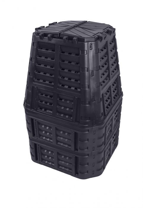 Zwarte Plastic Modulaire Composter - 850L