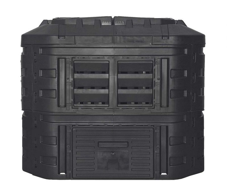 Zwarte Plastic Modulaire Composter, Klassiek - 540L