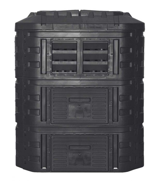Zwarte Plastic Modulaire Composter, Klassiek - 770L