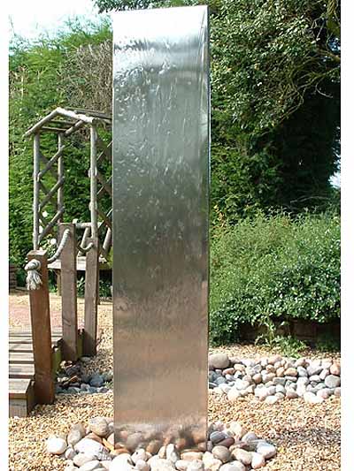 RVS Waterwand - Rechtopstaand (H170cm x B37,5cm)