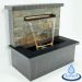 Sorrento Drinkbak Waterval van Ambienté™ - 70cm, zink en steen, met verlichting
