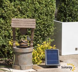 Wensput Fontein Waterval op Zonne-Energie van Solaray™ - 50cm
