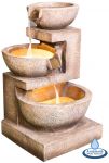 62cm Kendal 3-Tier Cascade Water Feature with Lights by Ambienté™