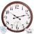 Big Time Outdoor Garden Clock with Thermometer - Brown - 90cm (35.4")  - by About Time™