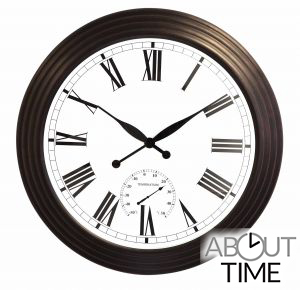 XL Tuinklok  - Antiek Bruin  - 69cm - About Time™