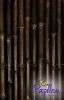 Robuuste Tuinmat van Dik Bamboe - L190cm x H180cm (Zwart)