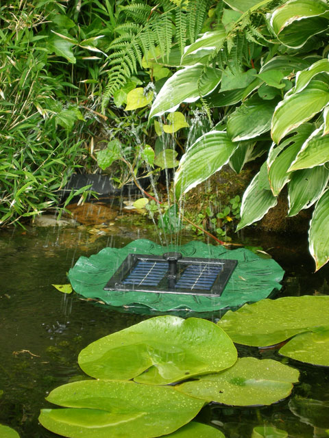 Drijvende Waterlelie Fontein op Zonne-energie