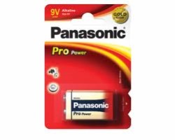 2 Panasonic Batterijen Pro 9V